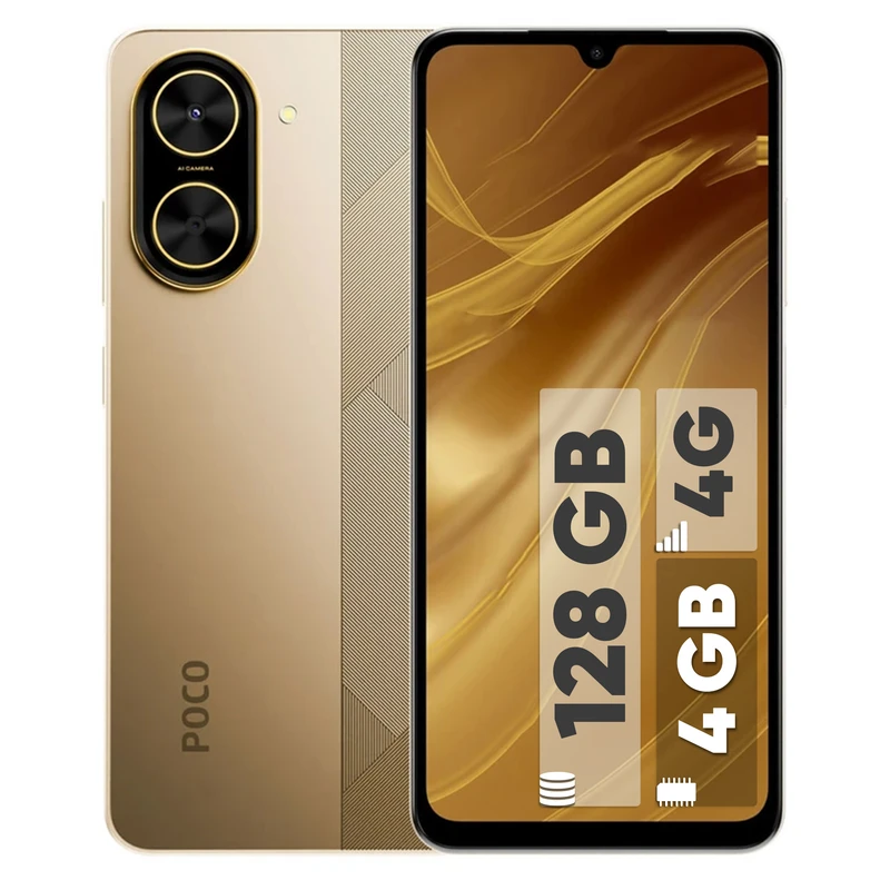 0166 گوشی موبایل شیائومی مدل Poco C71 ظرفیت 128گیگابایت رم 4 گیگابایت - Image 1